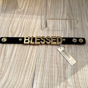 BCBGeneration affirmation bracelet BLESSED